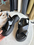 Summer Thick Sole Criss Cross Straps Sandal